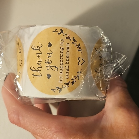 2” Thank 🖤You 🖤 For Supporting My Small Business Stickers•500 Pack - Picture 10 of 10